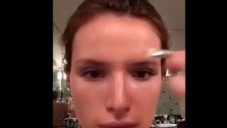 Bella Thorne Accidentally Posts Topless Thong Video On Snapchat