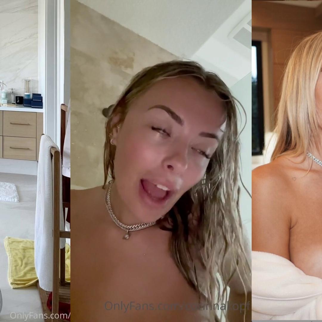 Corinna Kopf Blonde Slut Showering Insta Leaked Videos