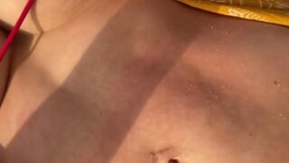 Abby Opel Nude Nipple Bikini Tease Onlyfans Video Leaked